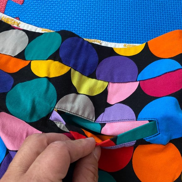 Loud Mouth Ladies Golf Skirt Shorts Women Size 2 Multi Color Polka Dots - Picture 3 of 9